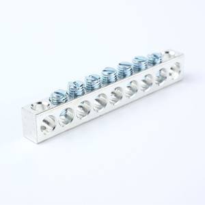 8*11 Aluminium/Kupfer Stromschiene Nullleiter-Verteilerkasten Verdrahtungsleiste Anschlussklemmen Neutralleiter - Product Image 3