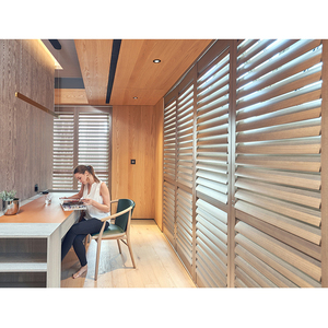 Factory Direct Modern Design Interior Wood <strong>windows</strong> Blinds Shades Furniture Plantation Shutters - Product Image 1