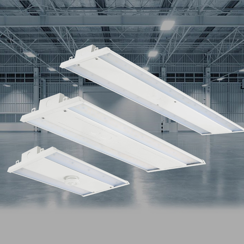 Vente en gros DLC ETL Pir Sensor 150W 200W Commercial Industrial LED Linear High Bay Light For Warehouse