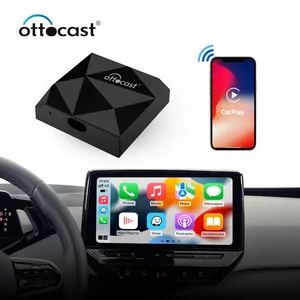 OTTOCAST 휴대용 무선 Carplay 스마트 박스 Carplay 시스템 자동차 범용 Carplay 동글 무선 어댑터