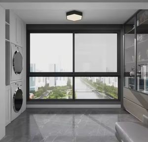 Ventanas fijas de aluminio Persiana Esquina de ventilación Fix de barco de aluminio <span class=keywords><strong>120x120</strong></span> Diseño de parrilla rectangular Ventanas fijas - Product Image 6