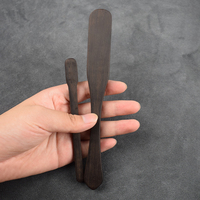 Brosse en nylon ultra-dense et souple à manche en bois, à tête ondulée et plate, pour le polissage et le nettoyage des perles de Bodhi, de noix et de Bouddha (DIY, OEM)