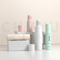 Bouteilles cosmétiques de voyage rechargeables de 30 ml à 80 ml, taille échantillon, couleur personnalisée, logo, bouchon à vis, emballage PET, lotion, shampoing, soin de la peau