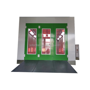 BLUESKY BSH-SP9100A <span class=keywords><strong>Cabine</strong></span> <span class=keywords><strong>de</strong></span> <span class=keywords><strong>peinture</strong></span> <span class=keywords><strong>automobile</strong></span> à rideau <span class=keywords><strong>d</strong></span>'eau certifiée CE, chauffage diesel infrarouge, puissance 30 kW, garantie 2 ans - Product Image 2