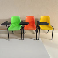 Haute qualité pliable bureau empilable en plastique pp coussin de siège bureau salle de classe mobilier scolaire chaise de bureau à vendre