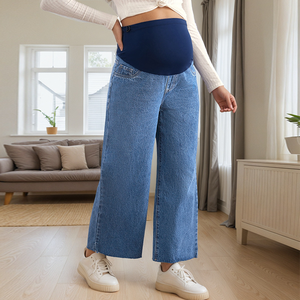 Pantalones de Maternidad Ajustables de Cintura Alta para Mujeres Embarazadas, <span class=keywords><strong>Ropa</strong></span> de Maternidad Cómoda al por Mayor para Mujeres Embarazadas - Product Image 3