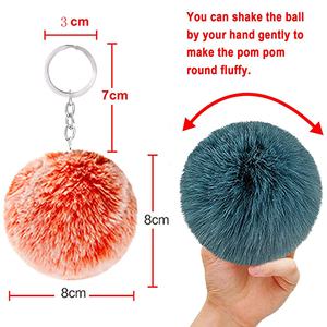 Porte-clés Pompon Personnalisé 8cm, Accessoires de Sécurité pour Femmes, Ensemble d'Autodéfense - Product Image 5