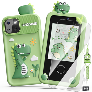 โทรศัพท์มือถือราคาประหยัดรุ่นใหม่ ของเล่นเด็ก หลายโหมดเกมส์ เล่นเพลง MP3 หน้าจอสัมผัส มินิสมาร์ทโฟนสำหรับเด็ก - Product Image 1