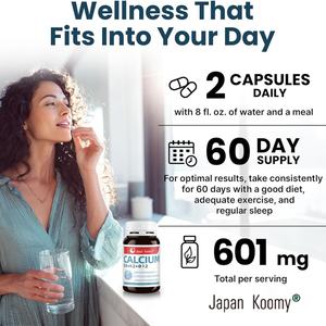 Capsules Premium Calcium D3+K2+B12 : Soutient la Fonction Osseuse et Musculaire – Supplément Calcium D3+K2+B12 - Product Image 5