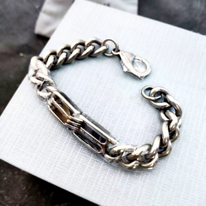 Collier en cuivre style parisien français avec chaîne en bambou ancien, luxe <span class=keywords><strong>l</strong></span>éger, sportif, urbain, polyvalent, style star, unisexe - Product Image 4