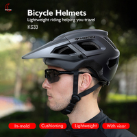 Casque de VTT professionnel MOON respirant avec visière amovible, léger, pour le VTT et le dual sport, équipement de sécurité tout-terrain