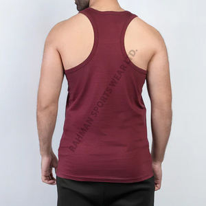 Débardeur de compression pour hommes de haute qualité de couleurs multiples pour les sports et l'entraînement Gilet de gymnastique sans manches à séchage rapide - Product Image 4