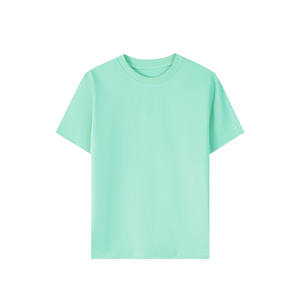 เสื้อยืดคอกลมผ้าฝ้ายหนาคุณภาพดีสีดำสำหรับฤดูร้อนขายส่งสำหรับผู้หญิง - Product Image 4