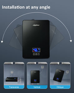 Calentador de agua eléctrico instantáneo montado en la pared para el hogar de 6000W, interfaz de plástico en inglés, certificación CE CB, pantalla LED de temperatura - Product Image 6