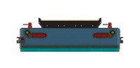 Robot de ligne d'assemblage AGV à bande magnétique omnidirectionnelle certifié ISO Chine, capacité de charge de 12 tonnes, IP54, avec évitement d'obstacles par laser