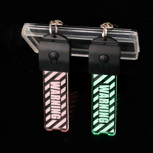 Tùy Chỉnh Cyberpunk Phim Hoạt Hình LED Đa-Màu Mờ Acrylic Keychain PVC Edc Công Cụ Với Đèn <span class=keywords><strong>Flash</strong></span> Phụ Kiện Cho <span class=keywords><strong>Key</strong></span> - Product Image 5