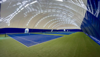Abri dôme gonflable moderne Skyjade en PVC/PVDF pour extérieur, structure en membrane architecturale, tente, entrepôt, salle de sport, bâtiment de stockage