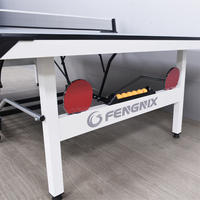 Table de tennis de table en MDF professionnelle intérieure et extérieure portable avec filet