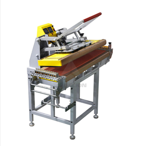 New Arrival Double Heating Sublimation 25X100cm Digital Lanyard With Feeding Device Lanyard Heat Press Transfer Machine
