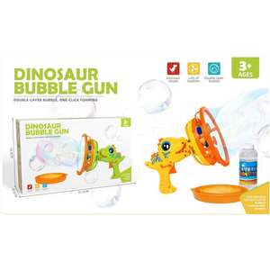 Dinosaure Bubble Gun Tempête de bulles amusante pour le divertissement des enfants - Product Image 1