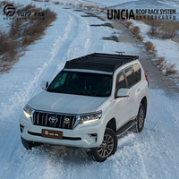 Vente d'usine - Porte-bagages en aluminium robuste pour 4x4, accessoires tout-terrain, panier modulaire pour toit, pour Toyota Prado LC150