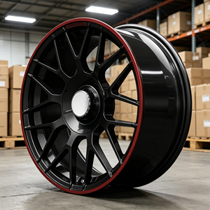 Rines de Aleación <span class=keywords><strong>Daoyi</strong></span> de 18 Pulgadas ET35 5x112 en Negro Mate con Acabado Mecanizado para Modelos Seleccionados de Mercedes-Benz - Product Image 3