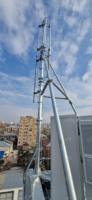 Accessoires pour Tours de Télécommunication : Tour de Télécommunication RDS avec Poteau GSM et Poteaux MW avec Supports pour Toiture