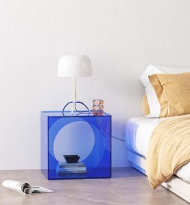 Tavolino Laterale in Acrilico Staccabile per Ufficio Domestico, Tavolino Porta Libri, Tavolino da Caffè in <span class=keywords><strong>Plexiglass</strong></span> - Product Image 6