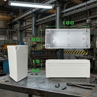 Boîtier de jonction étanche IP66 en plastique ABS de taille 180, résistant aux chocs IK10, pour instruments électroniques intérieurs/extérieurs TY-8018070