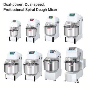 Nhiều Thông số kỹ thuật có sẵn tự động công nghiệp bánh mì bột Xoắn Ốc Máy trộn 20-80 L bột Máy trộn - Product Image 4