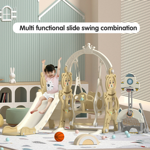 Trẻ Em Phong Cách Mới Sân Chơi Trong Nhà Bé Hot Bán Đa Chức Năng Đồ Chơi Trẻ Em Giá Rẻ Đầy Màu Sắc Nhựa Đu Trượt - Product Image 6