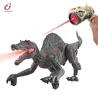 Chengji spinosaurus jouet marche robot dinosaure rc jouets 2 en 1 lumière chasse spray 5ch télécommande infrarouge dinosaure