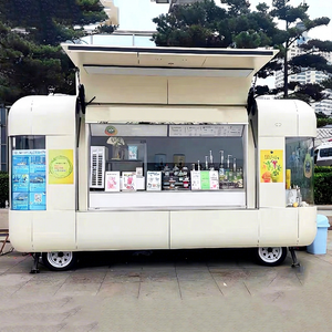 Caravana Móvil para Comida, Camión de Comida, Remolque de Comida, Estructura de Acero Q235B, Tamaño y Peso Personalizables para Restaurante o Tienda de Comida - Product Image 1