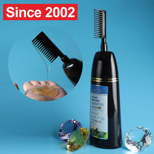 Uso en el hogar Gran volumen Vegan y Cruelty-Free Semipermanente Crystal Hair Color Bottle Dye Shampoo - Product Image 3