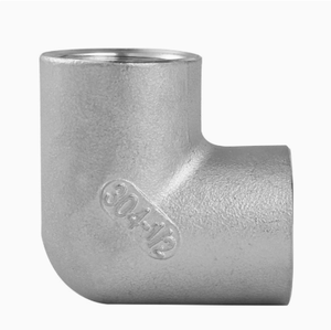 Raccord en T égal fileté femelle en acier inoxydable de classe 150, finition décapée et passivée pour tuyauterie - Product Image 5