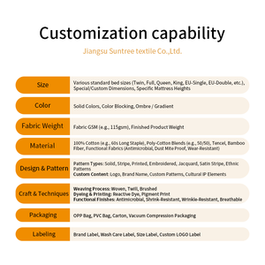 واقي مرتبة مخصص عالي الجودة قابل للطي ومبطن من البوليستر 100٪، حصيرة سرير 100 جرام/متر مربع مقاومة للماء - Product Image 4