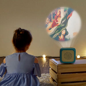 Machine à histoires NFC avec projecteur, films personnalisés, lecteur audio musical, raconteur <span class=keywords><strong>d</strong></span>'histoires multifonction pour bébé et enfant - Product Image 1