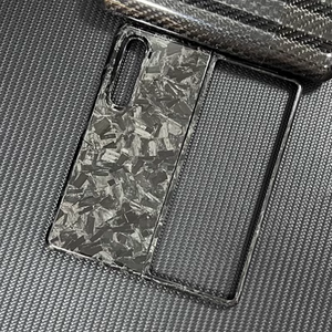 100% véritable étui de téléphone portable en fibre de carbone forgé pour <span class=keywords><strong>coque</strong></span> de protection <span class=keywords><strong>z</strong></span> <span class=keywords><strong>fold</strong></span> 5 - Product Image 2