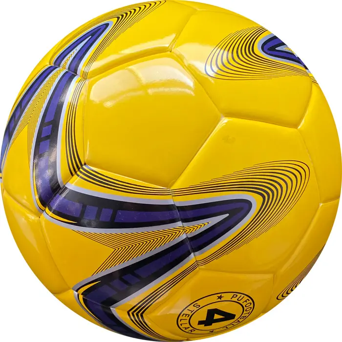 Futbol ekipmanları özel deri futbol topu futbol boyutu 4 futsal topları
