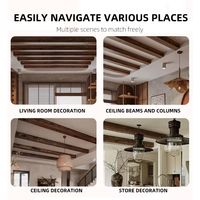 Poutres de plafond durables, légères, imperméables, en bois artificiel PU, poutres en polyuréthane, poutres décoratives en PU pour plafond