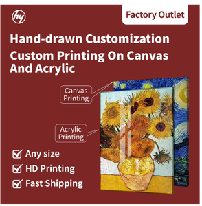 Fleur d'art mural imprimé <span class=keywords><strong>aquarelle</strong></span> de Style nordique nature morte <span class=keywords><strong>sur</strong></span> <span class=keywords><strong>porcelaine</strong></span> de cristal avec des peintures de cadre en alliage d'aluminium - Product Image 4