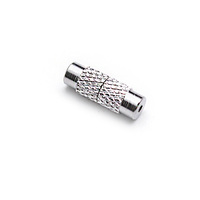 Haute qualité 4X12mm vis collier fermoirs couleur rhodium en alliage de qualité résultats de bijoux