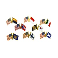 Offre spéciale, Stock personnalisé, épingles en émail en métal pour revers de drapeau National de corée du sud, d'afrique ou des émirats arabes unis