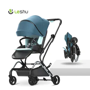 Yüksek kalite bebek pram seyahat yenidoğan bebek arabası kinderwagen 2 in 1 puset seyahat buggy için hafif arabası bebek