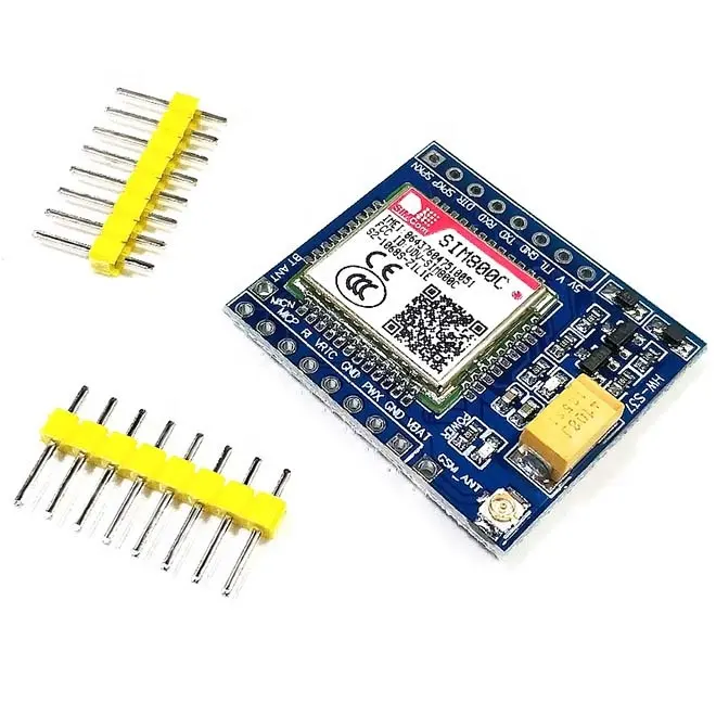 5V 3.3V SIM800C GSM GPRS 전자 PCB 보드 모듈 TTL 개발 보드 IPEX 블루 치아 TTS STM32 C51