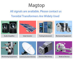 Transformadores eléctricos de centro comercial, transformador de potencia toroidal de núcleo de ferrita de reducción de 24V 48V - Product Image 3
