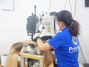 Eslingas de elevación de longitud personalizada de Vietnam, 100% poliéster de alta tenacidad, eslinga plana de 1T para elevación industrial - Product Image 5