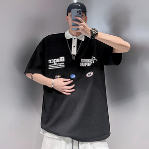 Kaos Polo Desain Terbaru Grosir Kaos Musim Panas Pria Lengan Setengah - Product Image 2