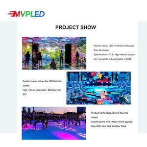 Высокоустойчивая Водонепроницаемая Интерактивная светодиодная напольная плитка с акриловым покрытием и стойким к царапинам светодиодным дисплеем для отелей - Product Image 6