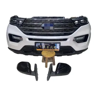 Usato originale accessori per auto di seconda mano gruppo paraurti anteriore per Ford Explorer 2020-2023 anno radiatore set faro